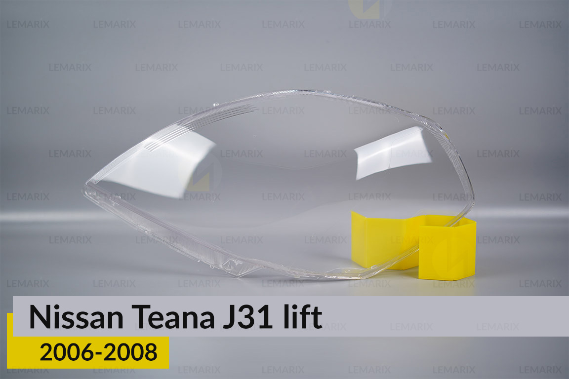 Стекло фары Nissan Teana J31 (2006-2008) рест левое