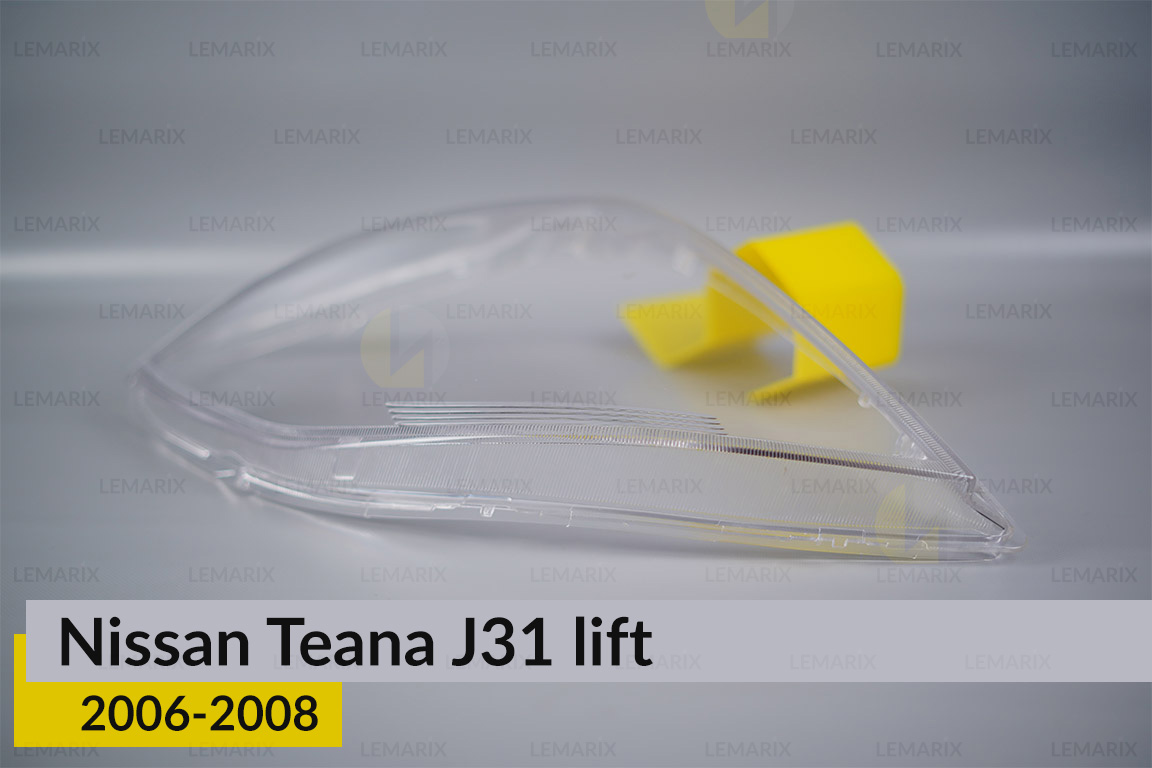Стекло фары Nissan Teana J31 (2006-2008) рест левое