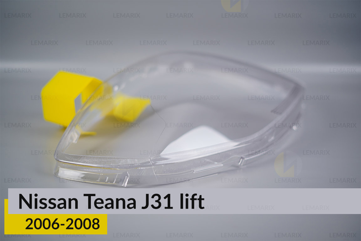 Стекло фары Nissan Teana J31 (2006-2008) рест левое