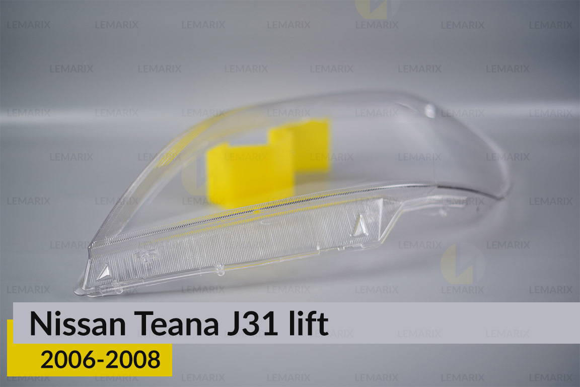 Стекло фары Nissan Teana J31 (2006-2008) рест левое