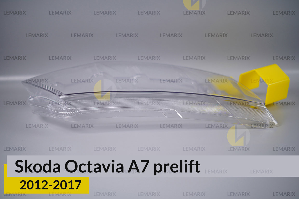 Скло фари Skoda Octavia A7 (2012-2017) дорест праве