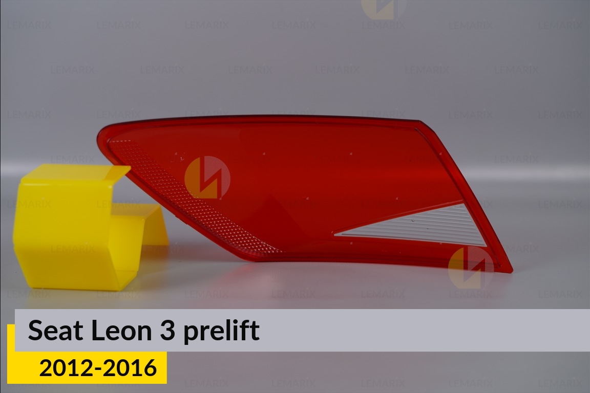 Скло заднього ліхтаря зовнішнє в крилі Seat Leon 3 (2012-2016) дорест праве
