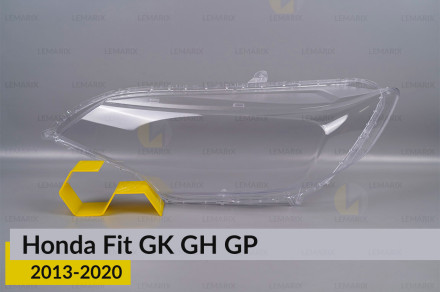 Скло фари Honda Fit GK GH GP (2013-2020) ліве
