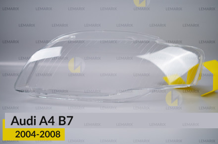 Скло фари Audi A4 B7 (2004-2008) ліве