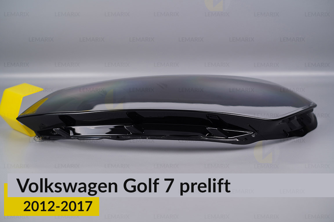 Скло фари VW Volkswagen Golf 7 (2012-2017) дорест ліве