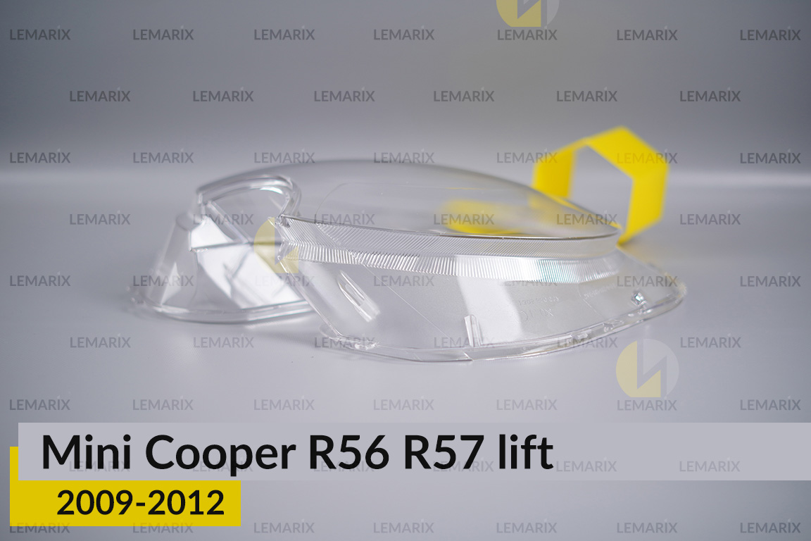 Стекло фары Mini Cooper Hatch Cabrio R56 R57 (2009-2012) рест правое