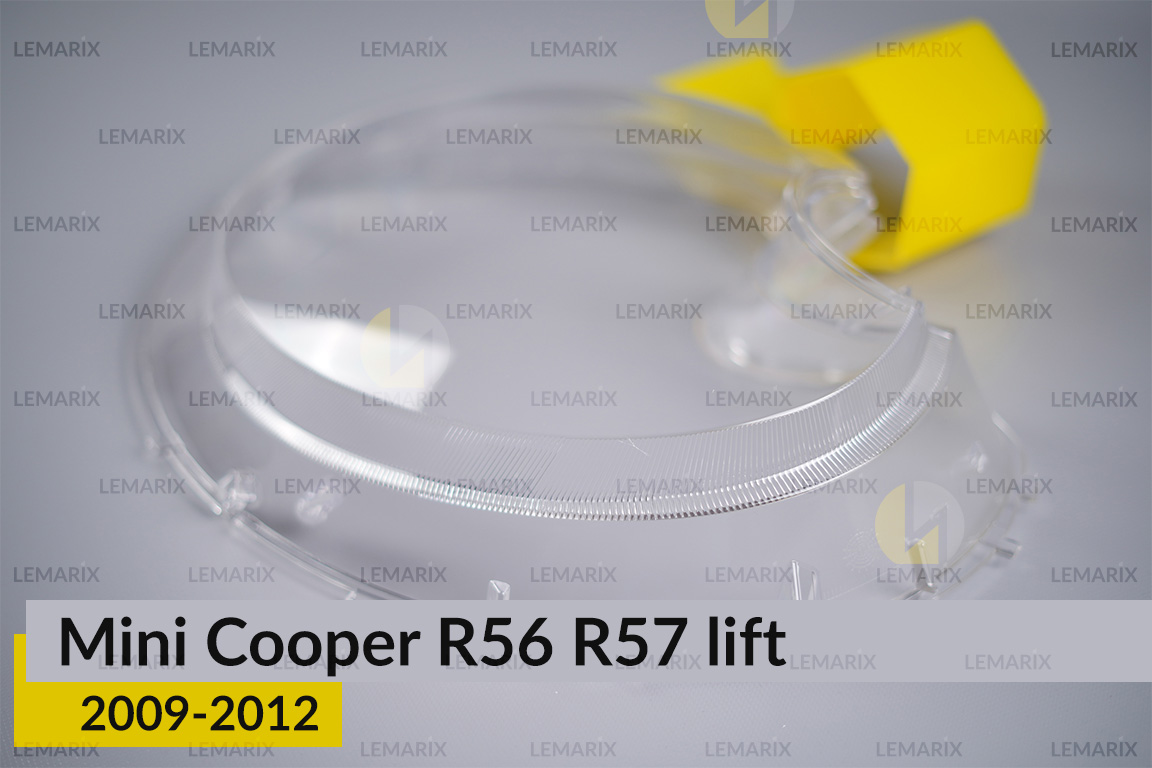 Стекло фары Mini Cooper Hatch Cabrio R56 R57 (2009-2012) рест правое