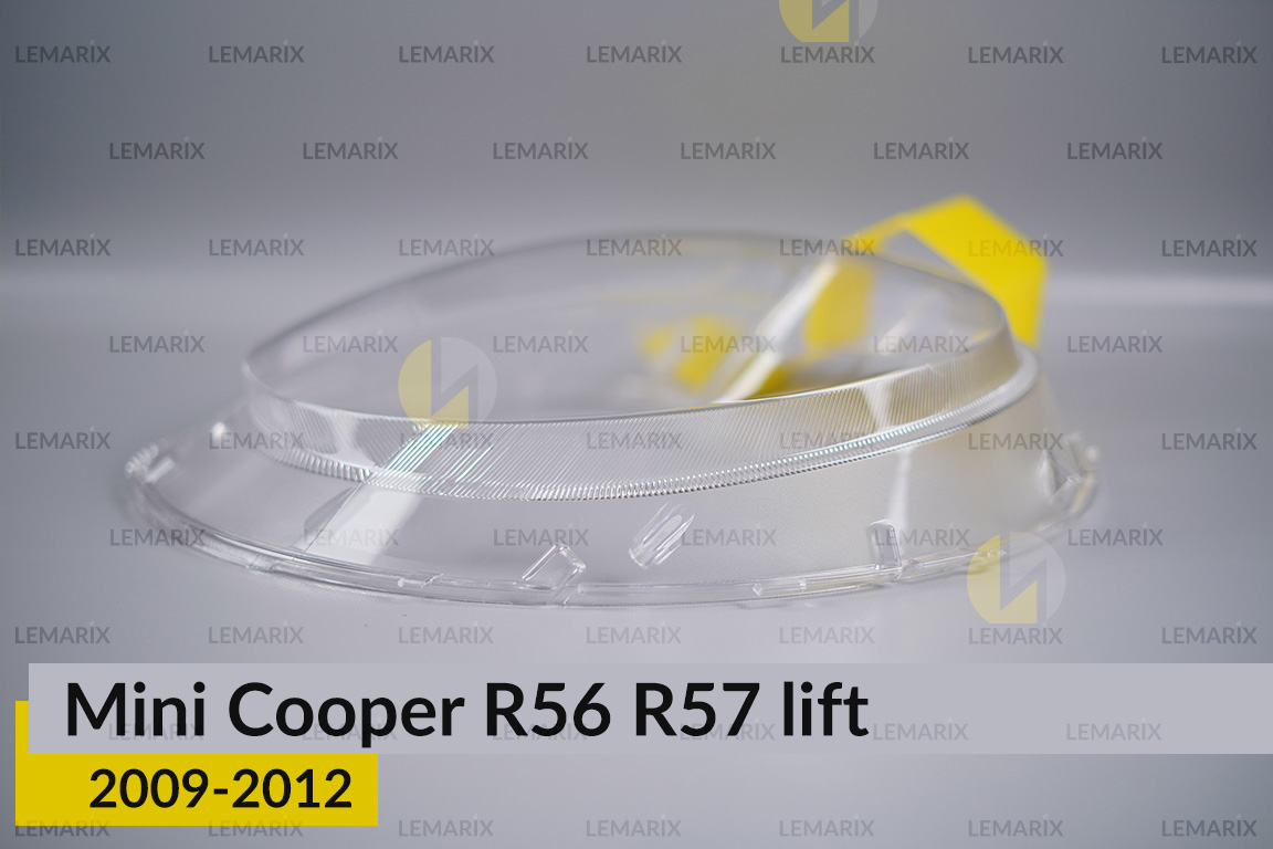 Стекло фары Mini Cooper Hatch Cabrio R56 R57 (2009-2012) рест правое