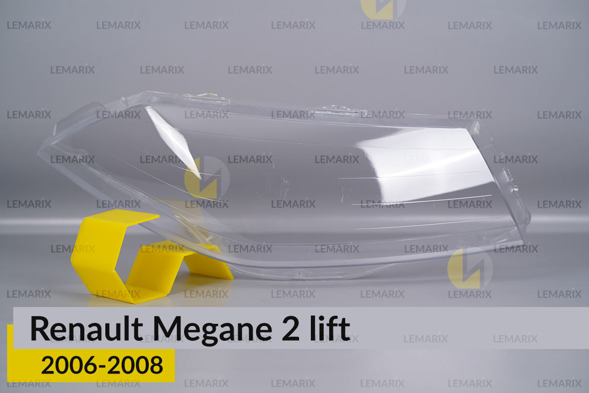 Стекло фары Renault Megane 2 (2006-2008) рест правое