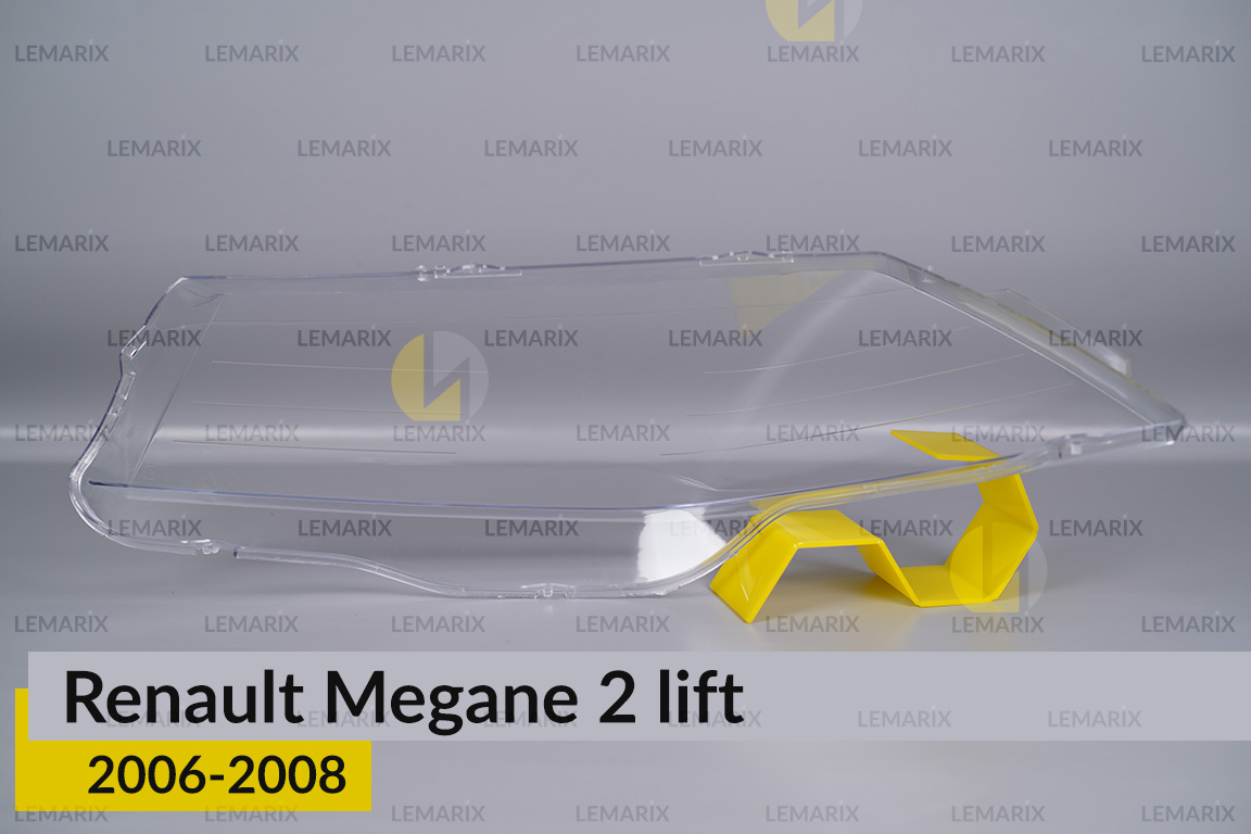 Стекло фары Renault Megane 2 (2006-2008) рест правое
