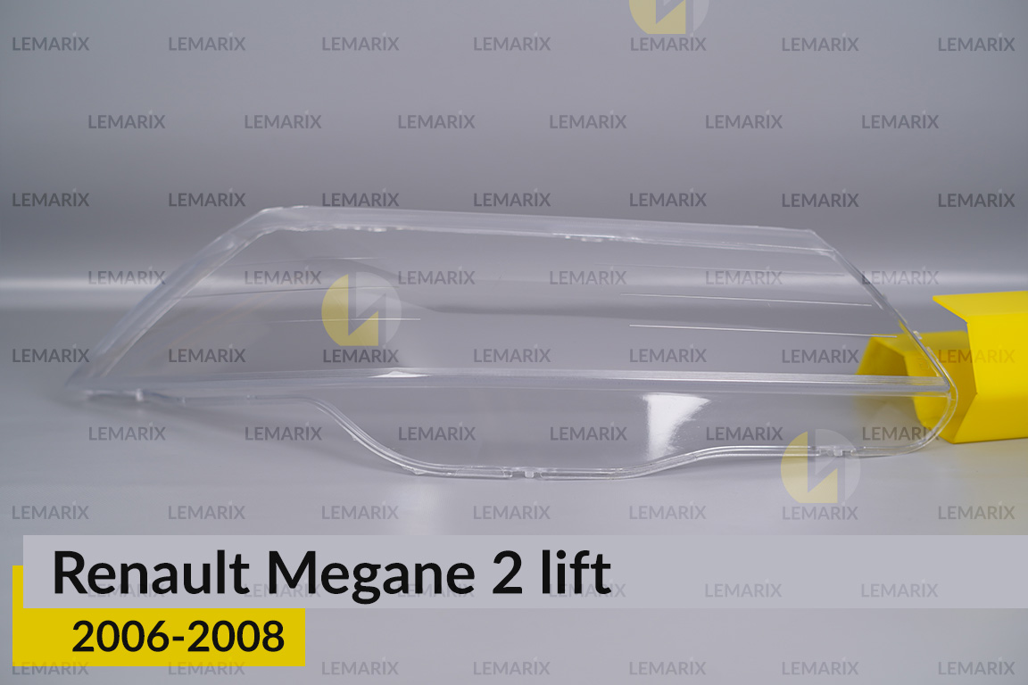 Стекло фары Renault Megane 2 (2006-2008) рест правое