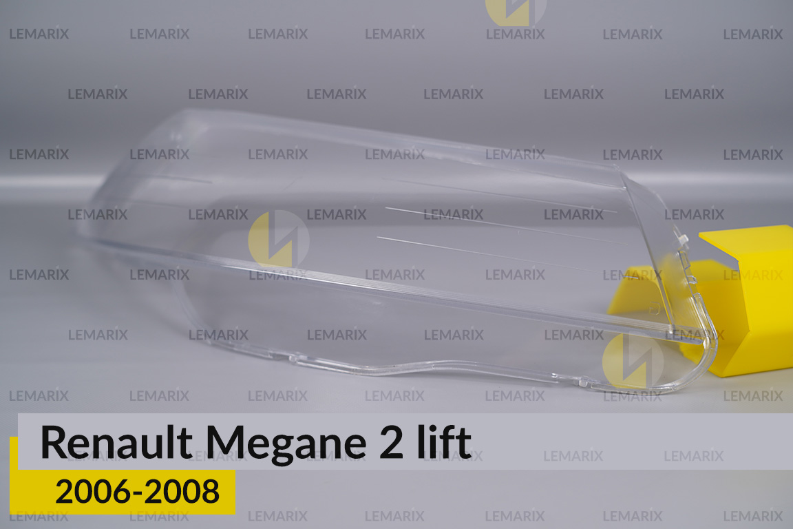 Стекло фары Renault Megane 2 (2006-2008) рест правое