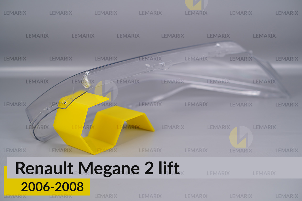 Стекло фары Renault Megane 2 (2006-2008) рест правое