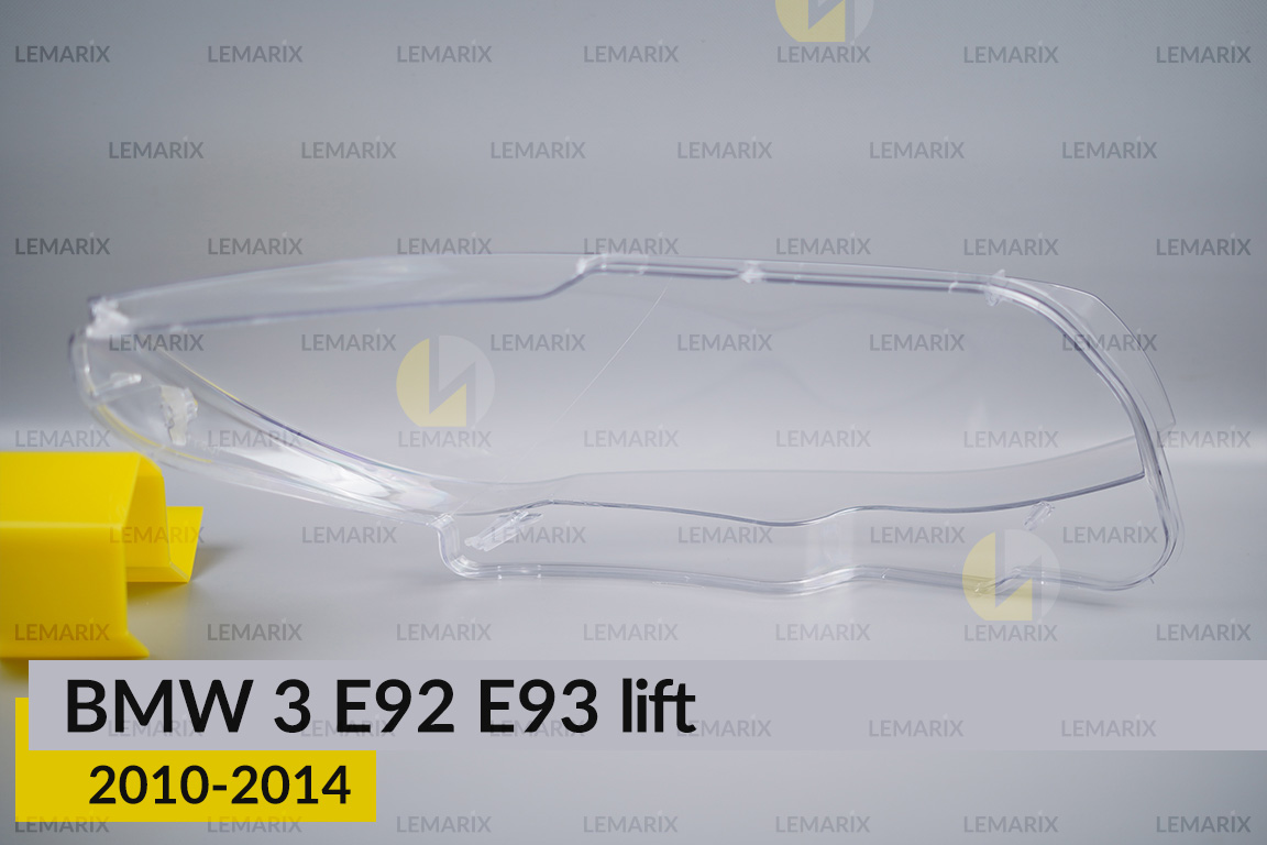 Скло фари BMW 3 E92 E93 (2010-2014) рест ліве