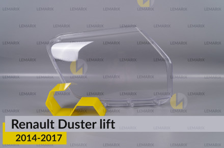 Скло фари Renault Duster (2014-2017) рест праве