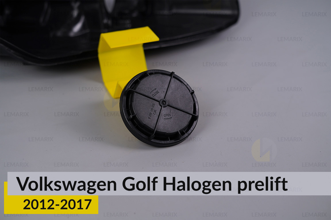 Крышка колпак заглушка фары VW Volkswagen Golf 7 Halogen (2012-2017) дорест левая/правая