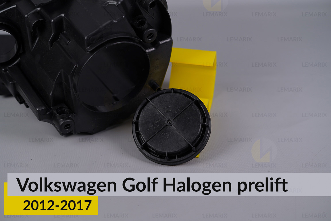 Крышка колпак заглушка фары VW Volkswagen Golf 7 Halogen (2012-2017) дорест левая/правая