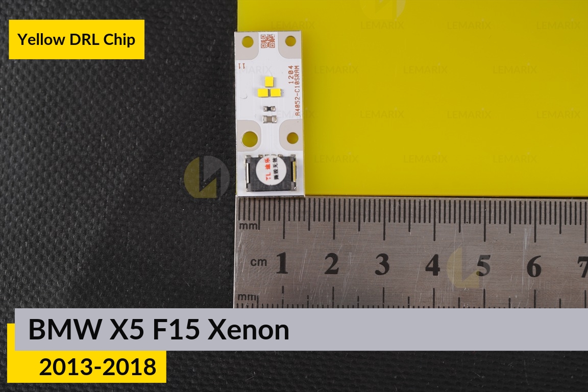Жовті LED DRL чіпи дхо плата BMW X5 F15 Xenon (2013-2018) (4 шт.)
