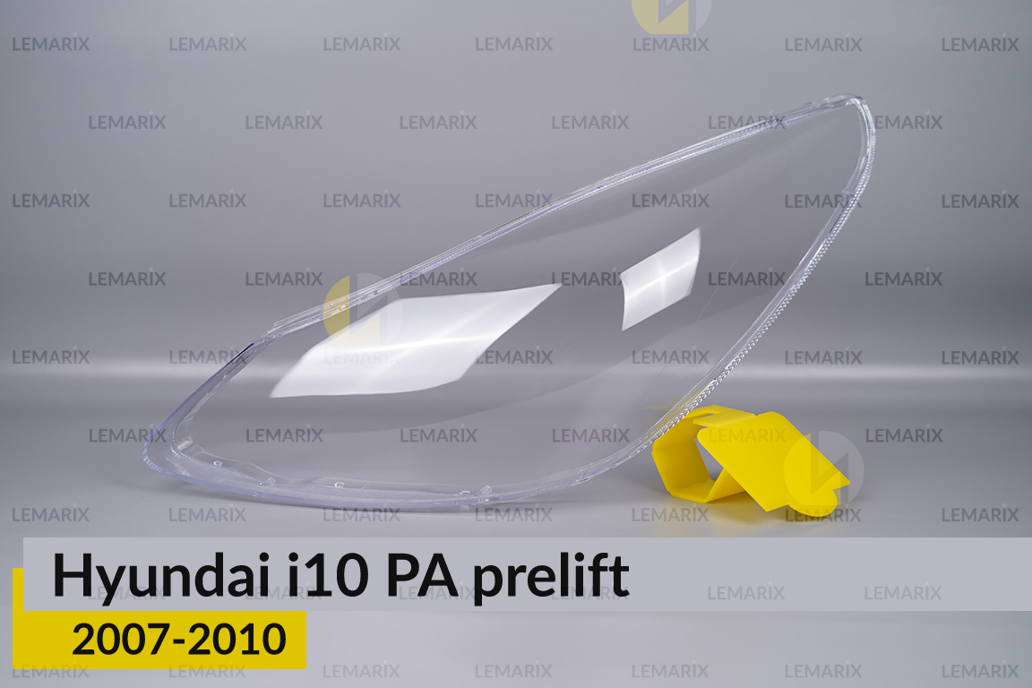 Стекло фары Hyundai i10 PA (2007-2010) дорест левое