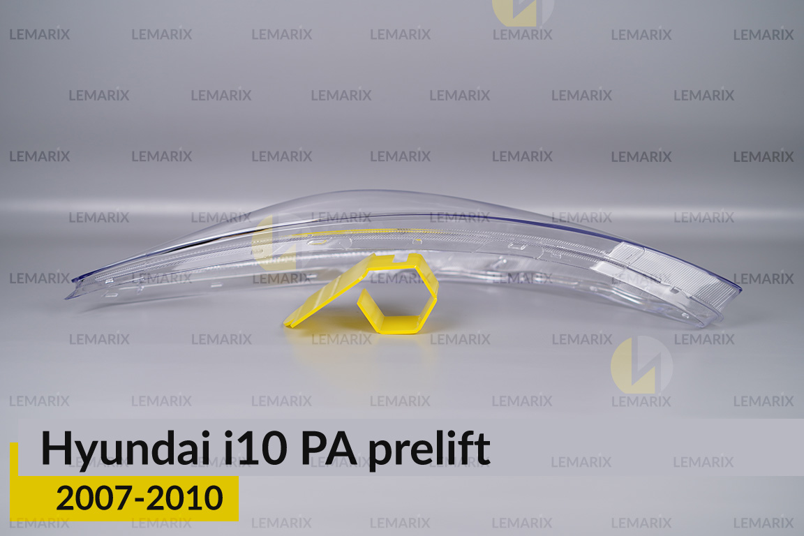 Стекло фары Hyundai i10 PA (2007-2010) дорест левое
