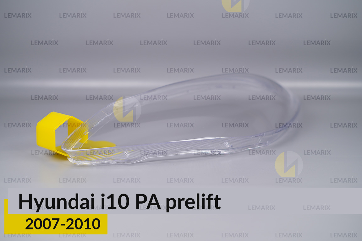 Стекло фары Hyundai i10 PA (2007-2010) дорест левое
