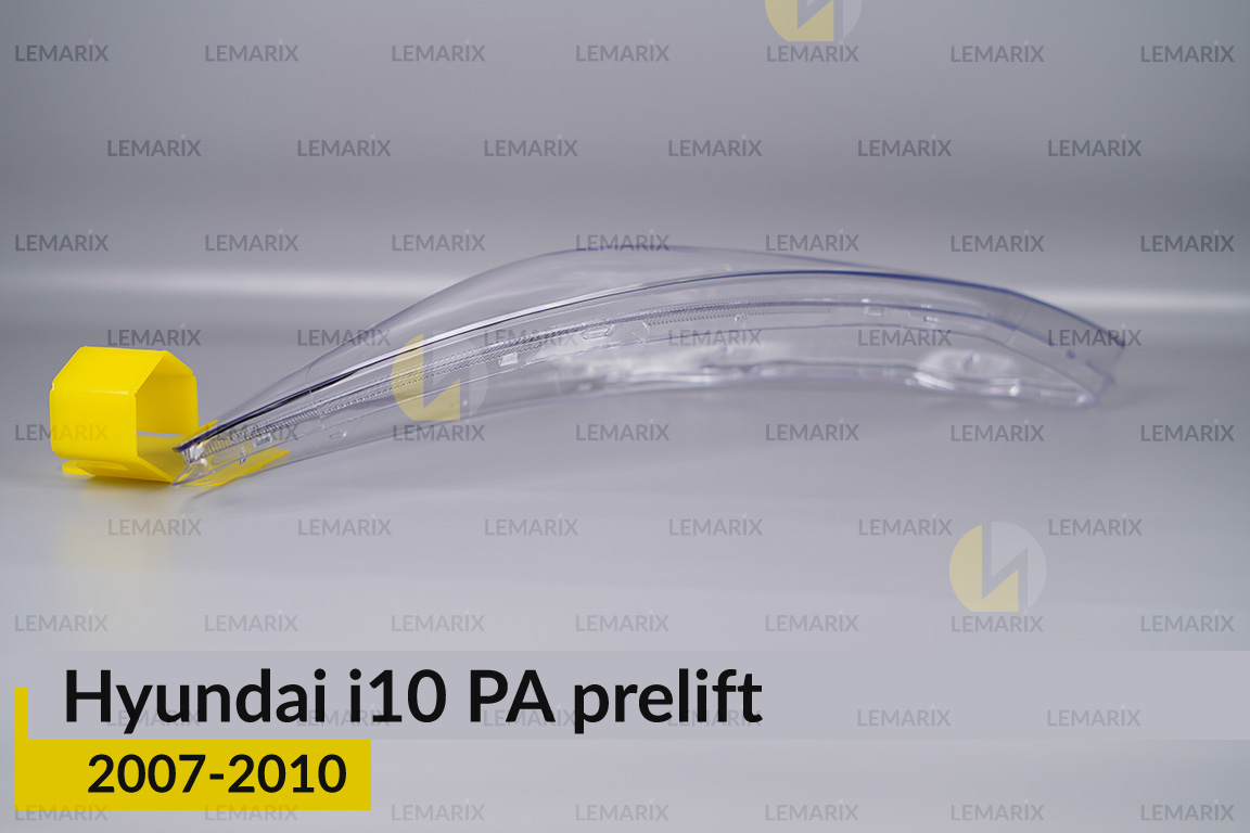 Стекло фары Hyundai i10 PA (2007-2010) дорест левое
