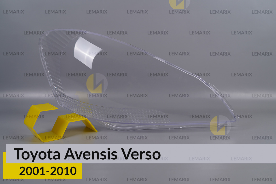 Скло фари Toyota Avensis Verso (2001-2010) праве