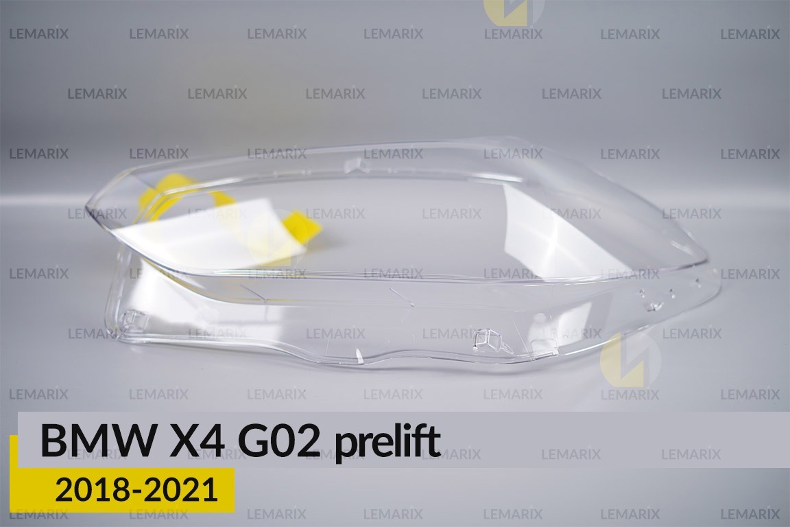 Скло фари BMW X4 G02 (2018-2021) дорест ліве