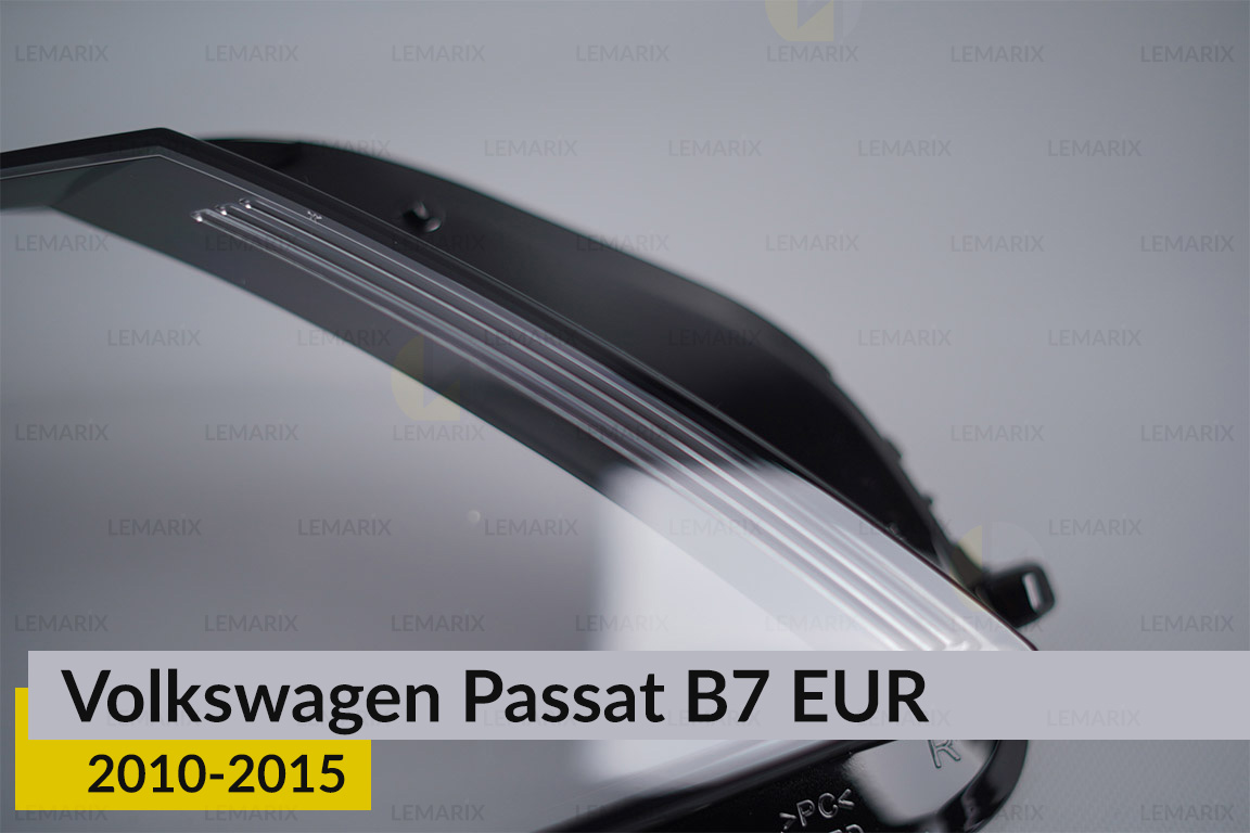 Стекло фары VW Volkswagen Passat B7 EUR (2010-2015) правое