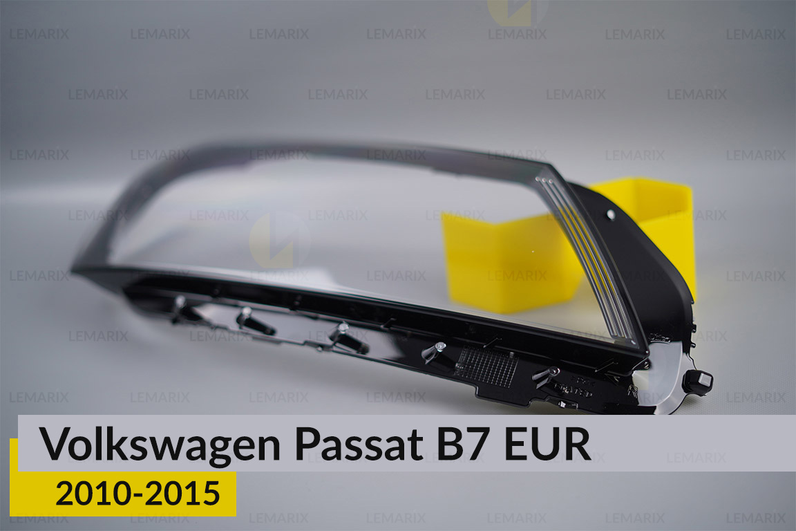 Стекло фары VW Volkswagen Passat B7 EUR (2010-2015) правое