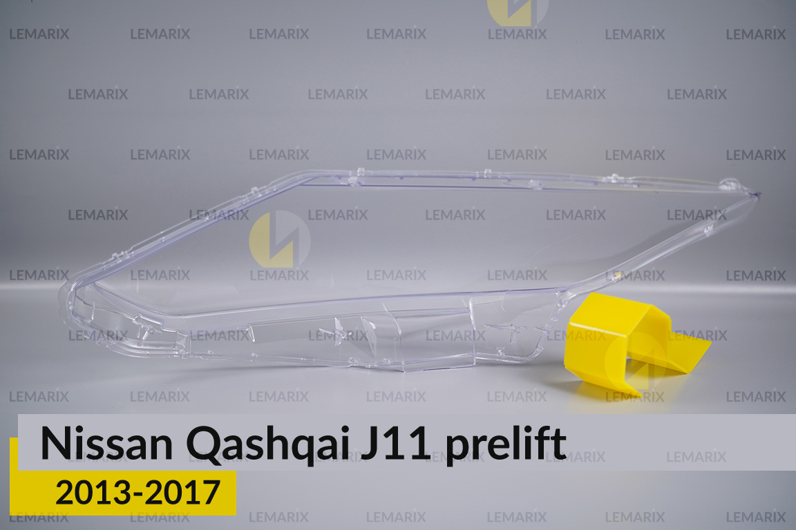 Скло фари Nissan Qashqai J11 (2013-2017) дорест праве