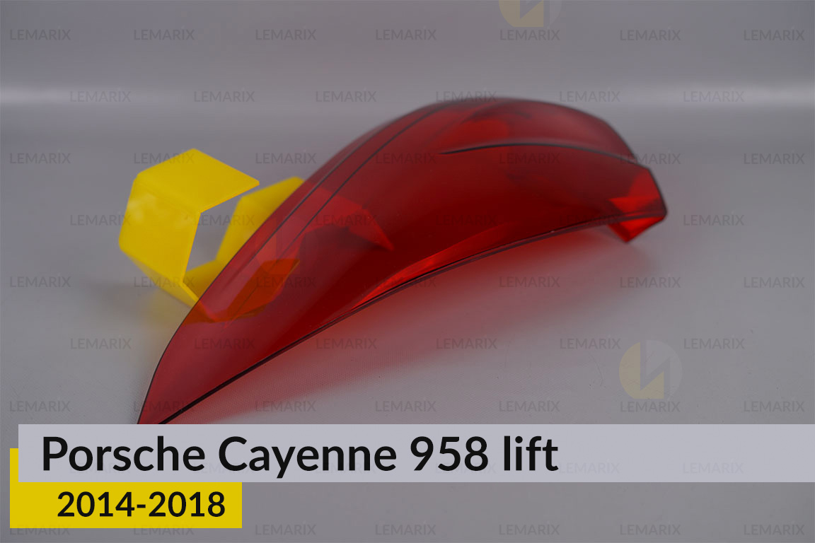 Скло заднього ліхтаря зовнішнє в крилі Porsche Cayenne 958 (2014-2018) рест праве