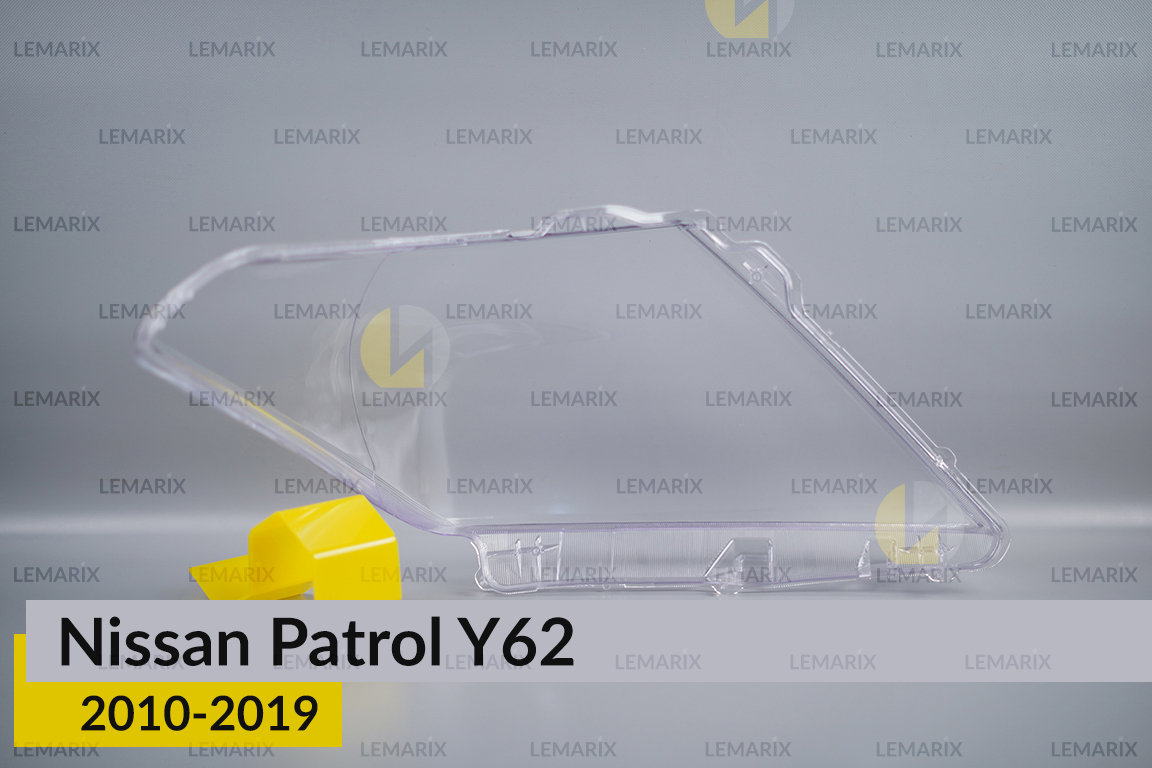 Стекло фары Nissan Patrol Y62 (2010-2019) левое