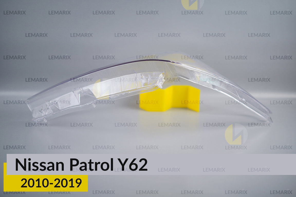 Стекло фары Nissan Patrol Y62 (2010-2019) левое