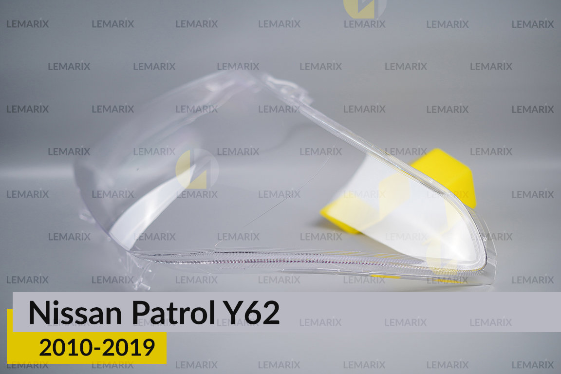 Стекло фары Nissan Patrol Y62 (2010-2019) левое