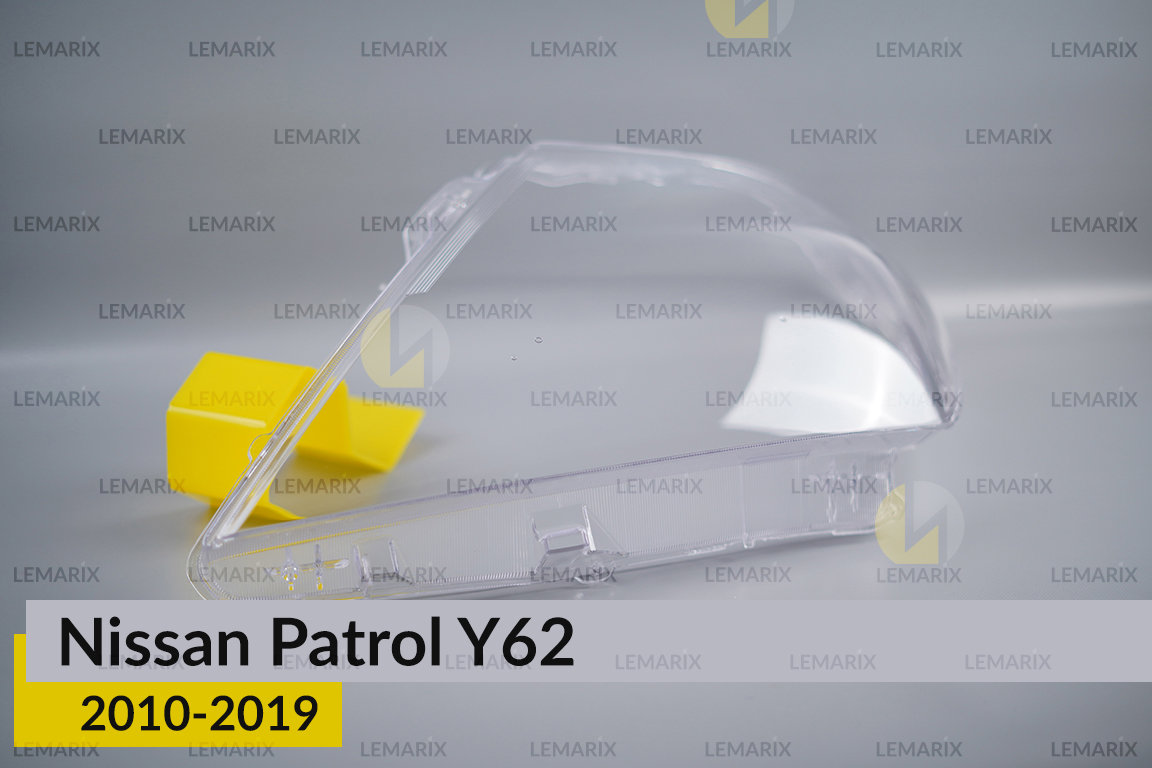 Стекло фары Nissan Patrol Y62 (2010-2019) левое