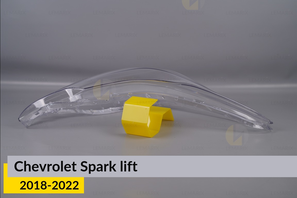 Стекло фары Chevrolet Spark (2018-2022) рест правое