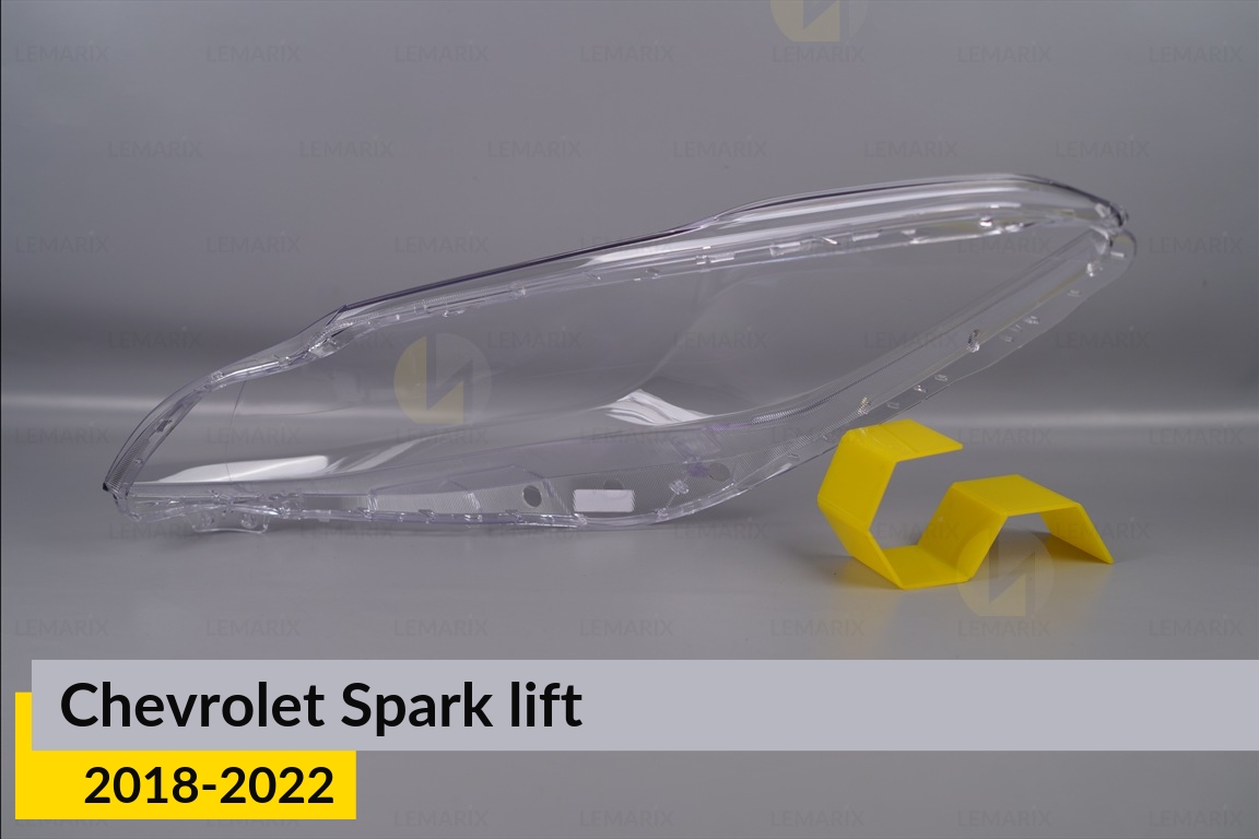 Стекло фары Chevrolet Spark (2018-2022) рест правое