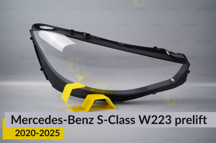 Скло фари Mercedes-Benz S-Class W223 (2020-2026) дорест праве