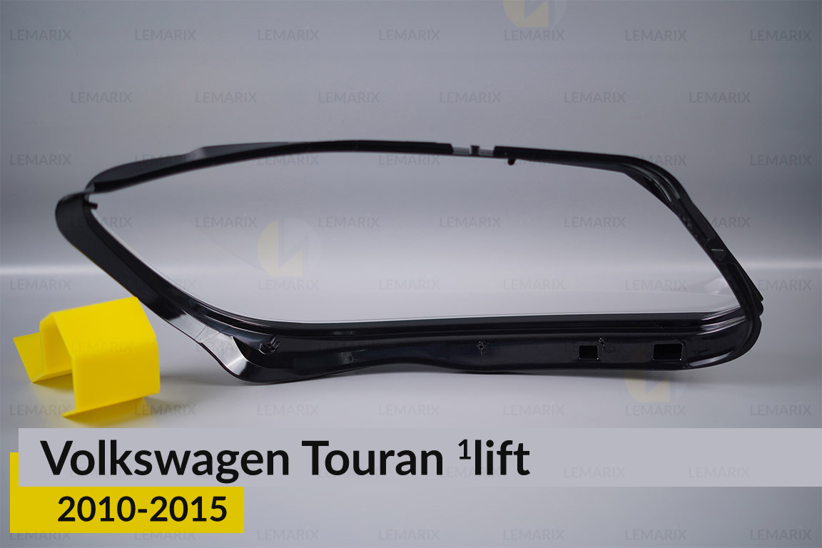 Скло фари VW Volkswagen Touran (2010-2015) 1 рест ліве
