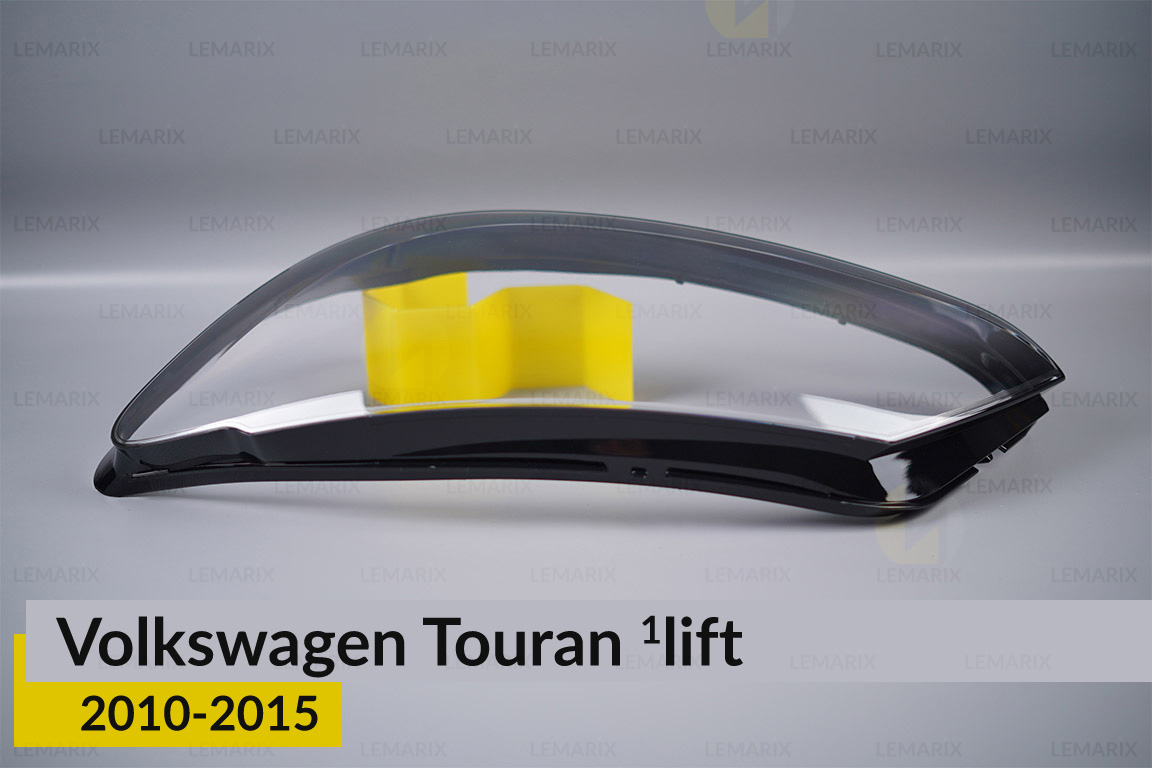 Скло фари VW Volkswagen Touran (2010-2015) 1 рест ліве