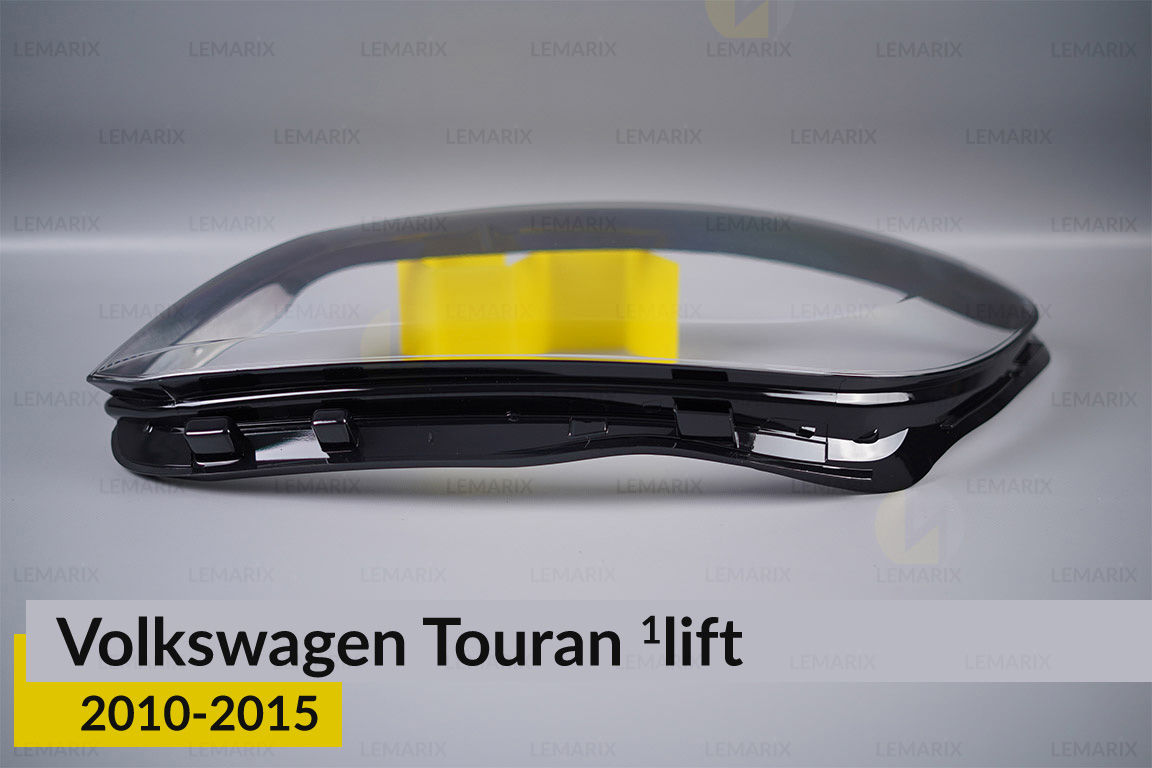 Скло фари VW Volkswagen Touran (2010-2015) 1 рест ліве