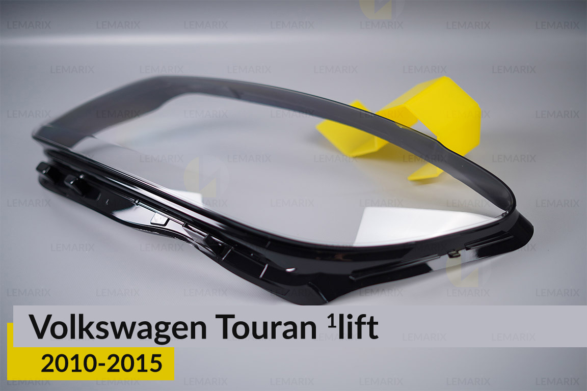 Скло фари VW Volkswagen Touran (2010-2015) 1 рест ліве