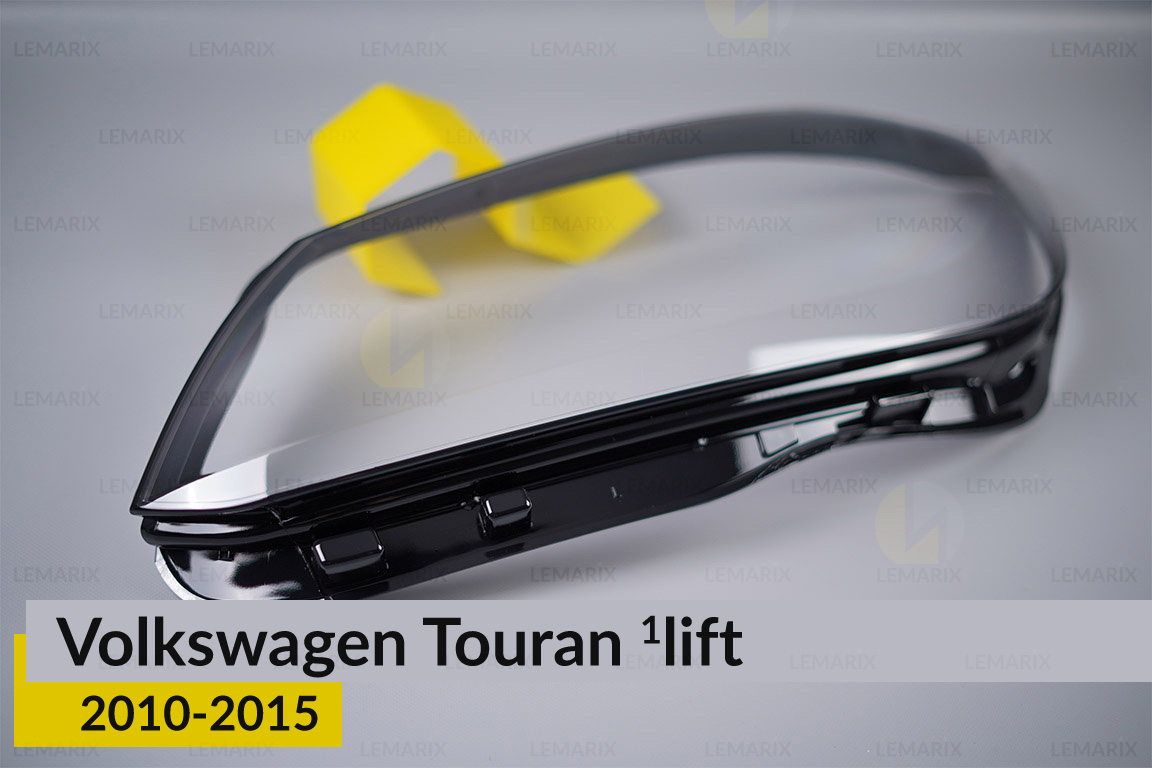 Скло фари VW Volkswagen Touran (2010-2015) 1 рест ліве