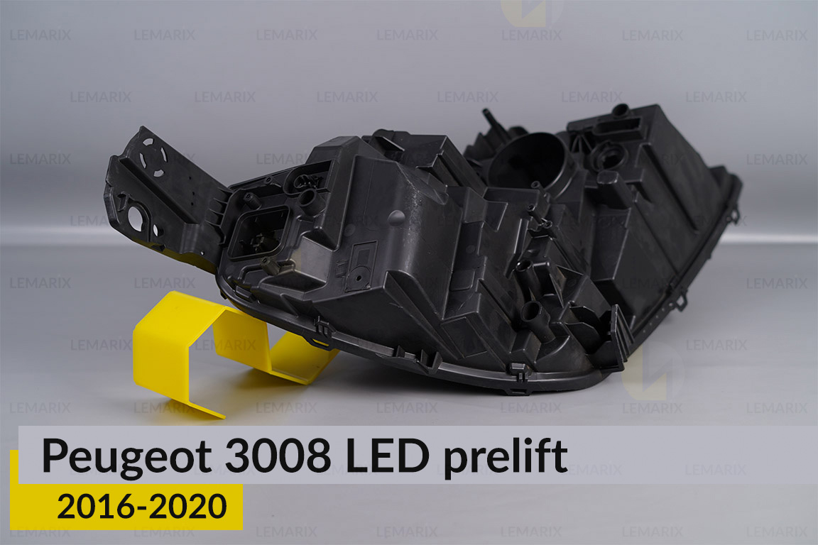 Корпус фари Peugeot 3008 LED (2016-2020) дорест лівий