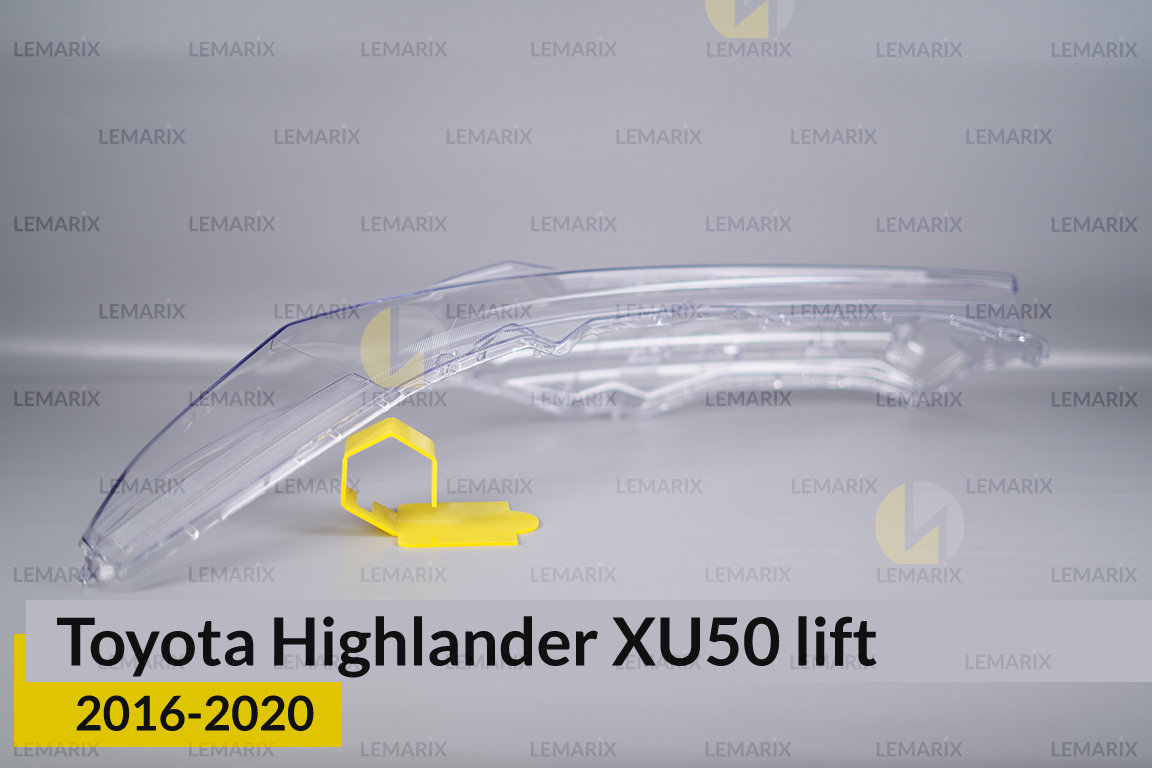 Скло фари Toyota Highlander XU50 (2016-2020) рест ліве