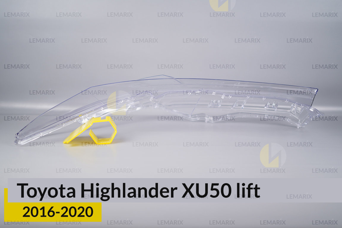 Скло фари Toyota Highlander XU50 (2016-2020) рест ліве