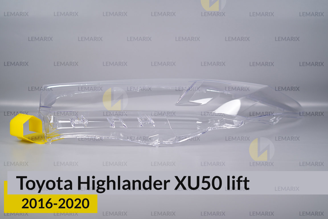 Скло фари Toyota Highlander XU50 (2016-2020) рест ліве