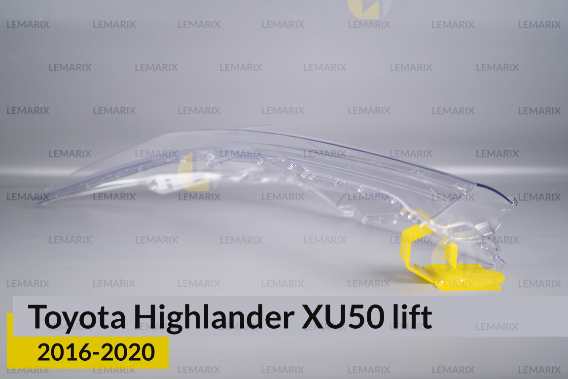 Скло фари Toyota Highlander XU50 (2016-2020) рест ліве