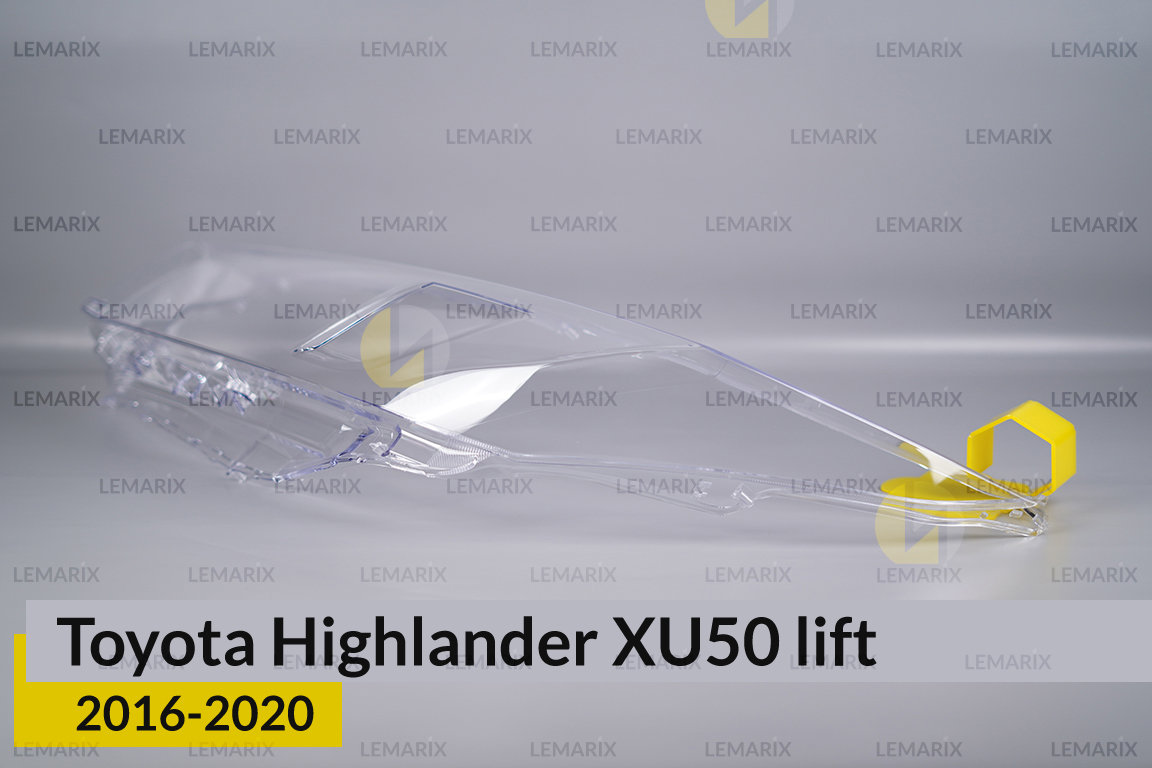 Скло фари Toyota Highlander XU50 (2016-2020) рест ліве